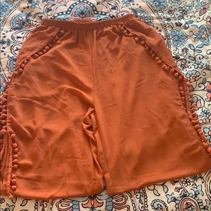 Burnt Orange Bathing Suit Cover Up Pants